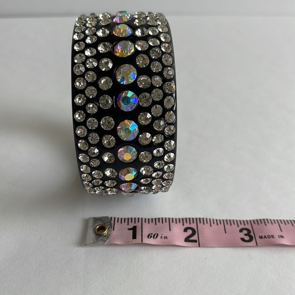 It’s Raining Rhinestones 🌧 Bejeweled Bangle Bracelet - Picture 4 of 4